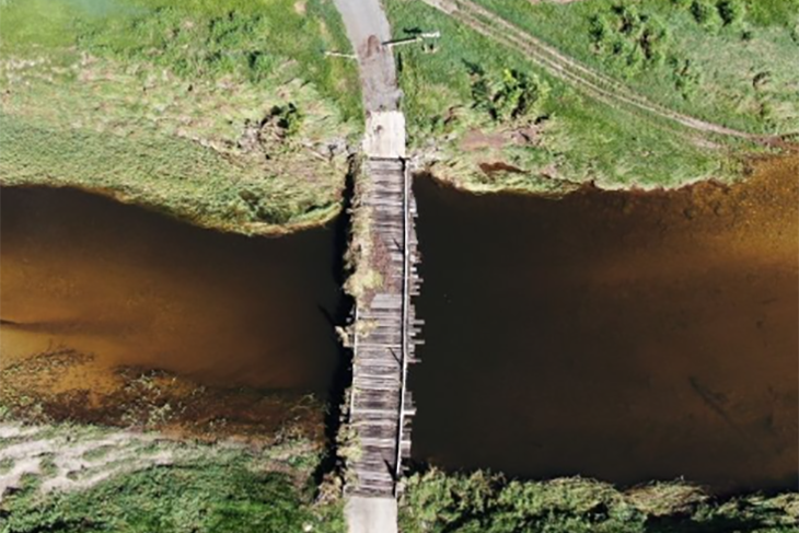 A new bridge will replace the one badly damaged after Cyclone Jasper. Picture: Douglas Shire Council