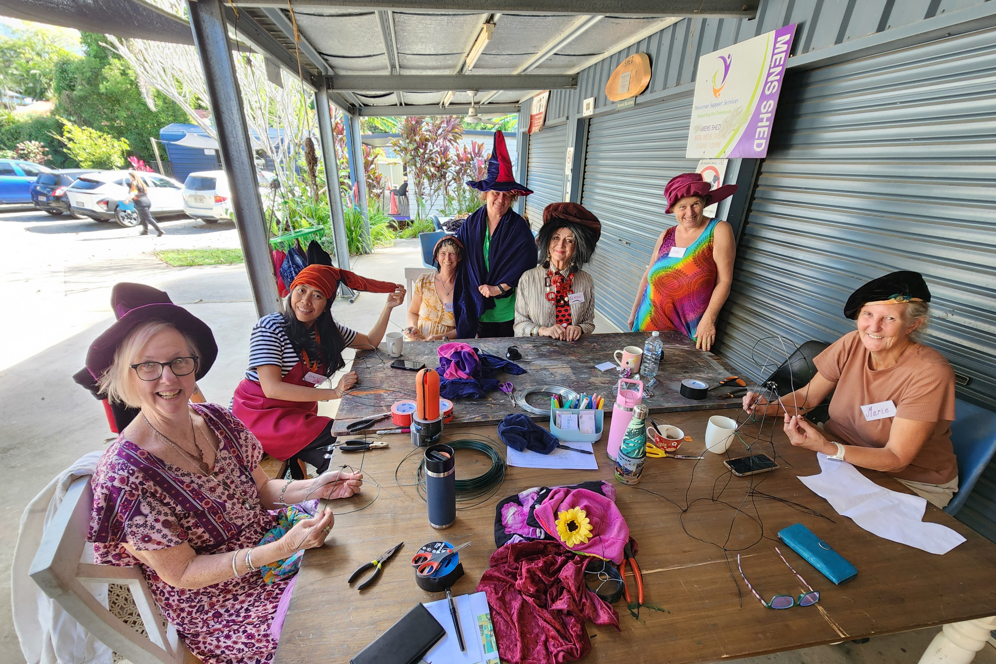 (From left clockwise) Jancy-Leigh Marrinon, Nudita Rusdiani, Nikki Fulton, Tanya Morris, Jeanie Haydon, Naomi McCravie and Marie Chalkley. Picture: Gazza