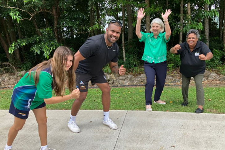 Runners are getting ready for the Mossman fun run and walk. Picture: Douglas Shire Council