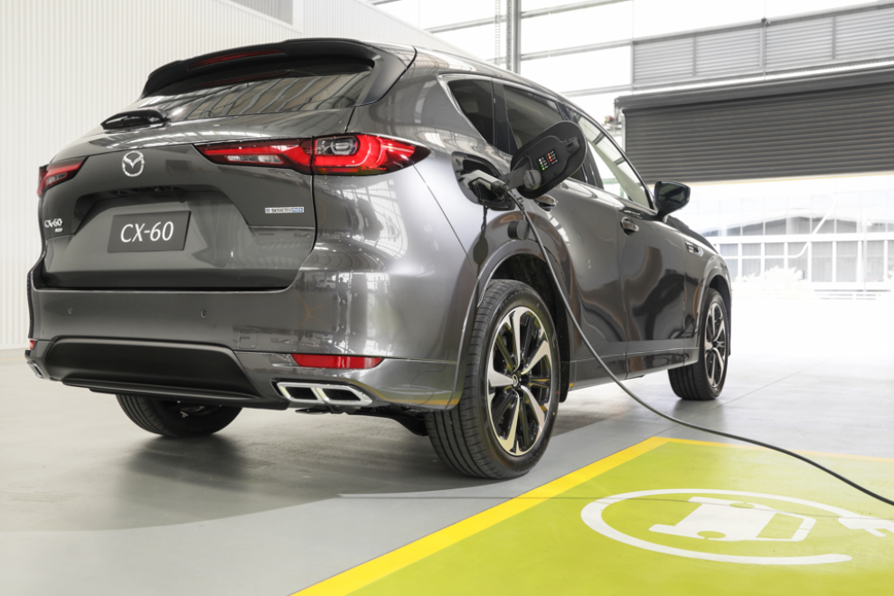 Plug-in hybrids such as Mazda's CX-60 have dropped in popularity. Picture: Supplied