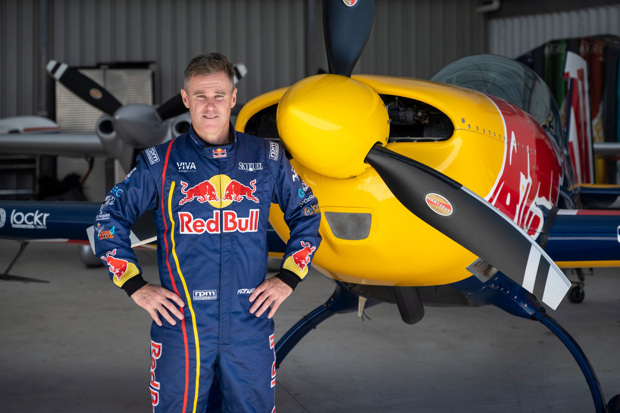 Matt Hall will be demonstrating his aerobatic plane at the Cairns Airport Careers Day. Picture: Steve Vojkovic