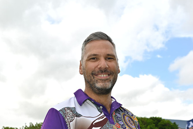 New federal Member for Leichhardt Matt Smith has wasted no time getting out in his large electorate. Picture: Isabella Guzman Gonzelaz