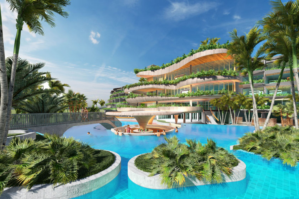 An artist’s impression of the proposed $300m Fairmont Resort on Port Douglas Rd. Picture: Supplied