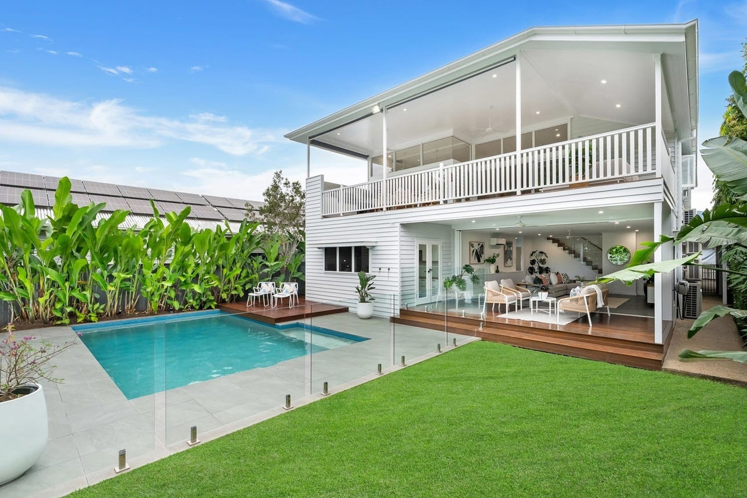 This Queenslander at 14 Pyne St, Edge Hill, sold for nearly $2 million after extensive renovations. Picture: Udo Jattke, New Level Real Estate