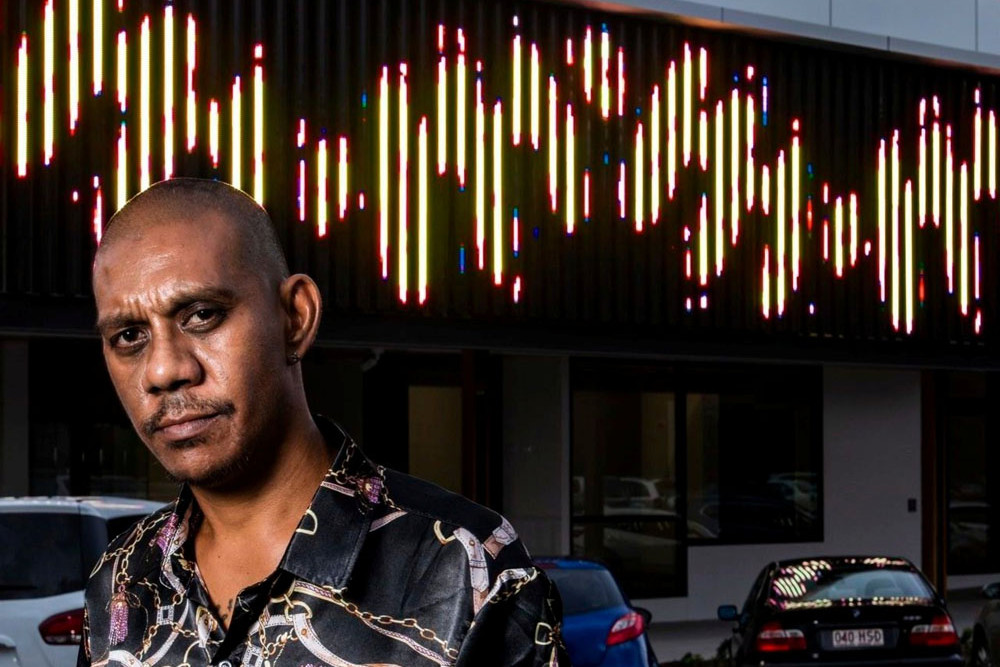 Marun Carl Fourmile will lead the ‘New Ways: Contemporary Shell Body Adornments’ exhibition at Northsite Contemporary Arts thanks to a grant from the Regional Arts Development Fund. Picture: Supplied