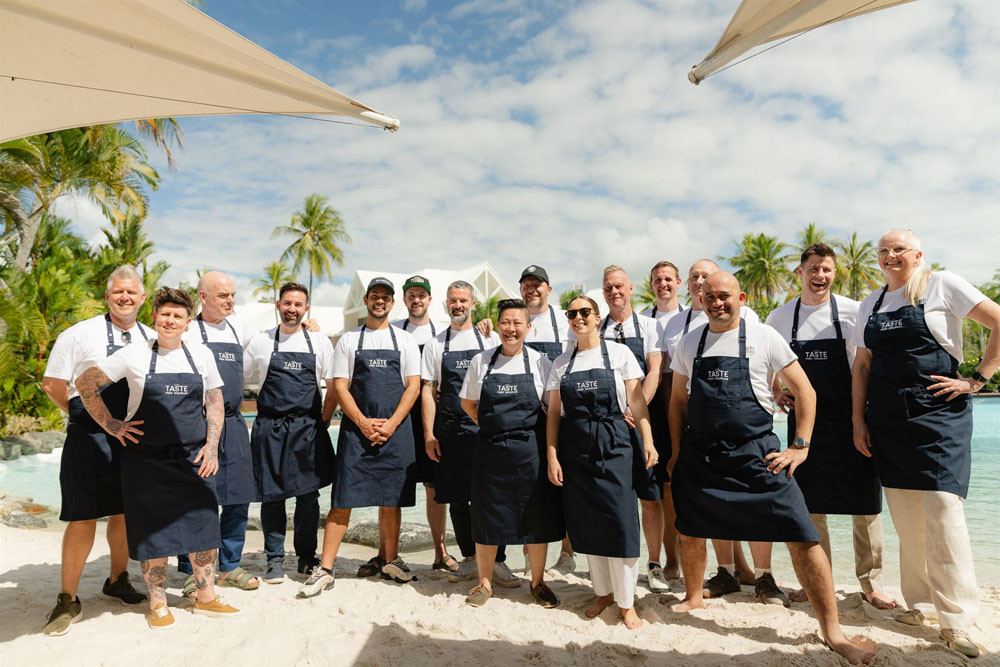 The line-up of chefs at Taste Port Douglas. Picture: Taste Port Douglas