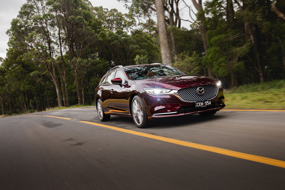 This special Mazda6 wagon (also available as a sedan) celebrates 20 years of the moniker. Picture: Mazda Australia