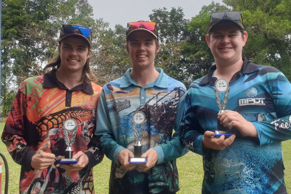 Seth Perry, Cain Perry and Daniel Andrews are Douglas Shire Motor Sport Association members. Picture: Supplied