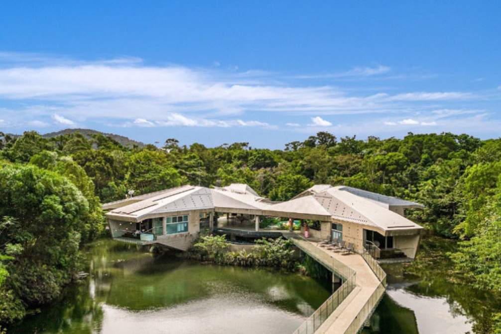 Rare Daintree house and property Alkira is popular for high-end corporate get-togethers. Pictures: Supplied