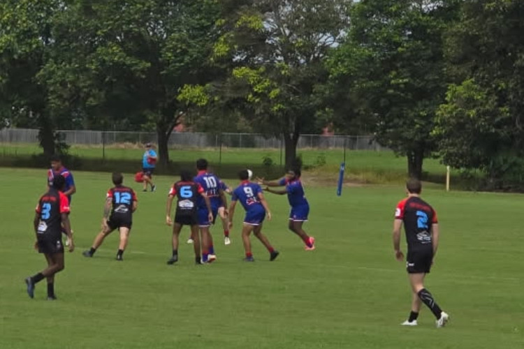 Mossman Sharks in action against Ivanhoe Knights at Smithfield over the ANZAC long weekend. Picture: Supplied