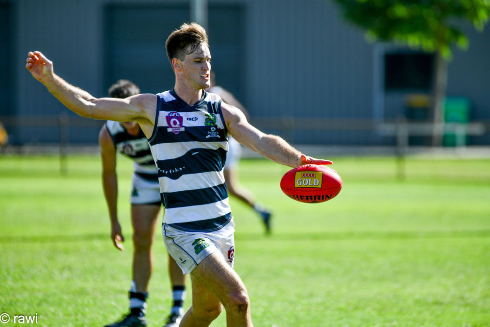 Murphy Short continued his stellar form with a best-on-ground performance in another dominant display for the Crocs. Picture: rawi/AFL Cairns