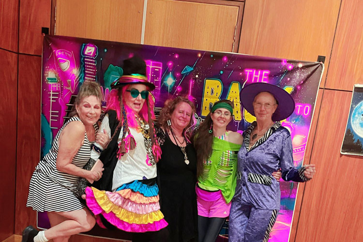 Julie Robinson (left), Jeanie Haydon, Tanya Morris, Elva Summerall and Wendy Fry. Picture: Supplied