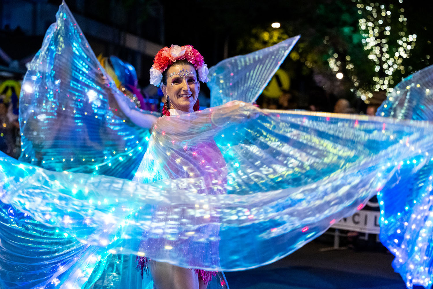 One of the street performers at this year’s Port Douglas Carnivale. Picture: Supplied