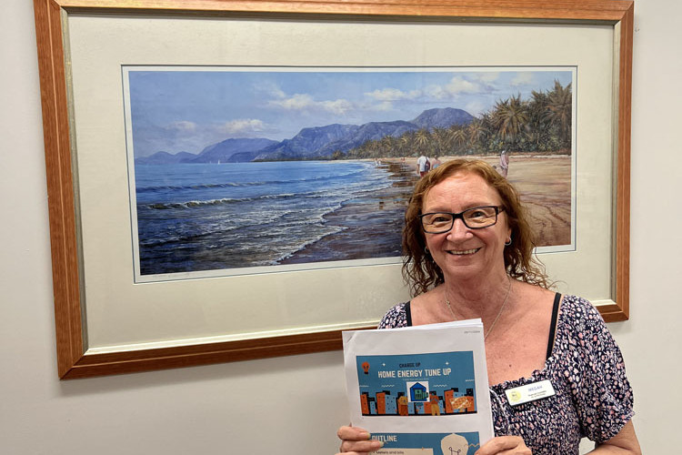Port Douglas Neighbourhood Centre energy educator Megan Blacklow with her energy saving tips. Picture: Supplied