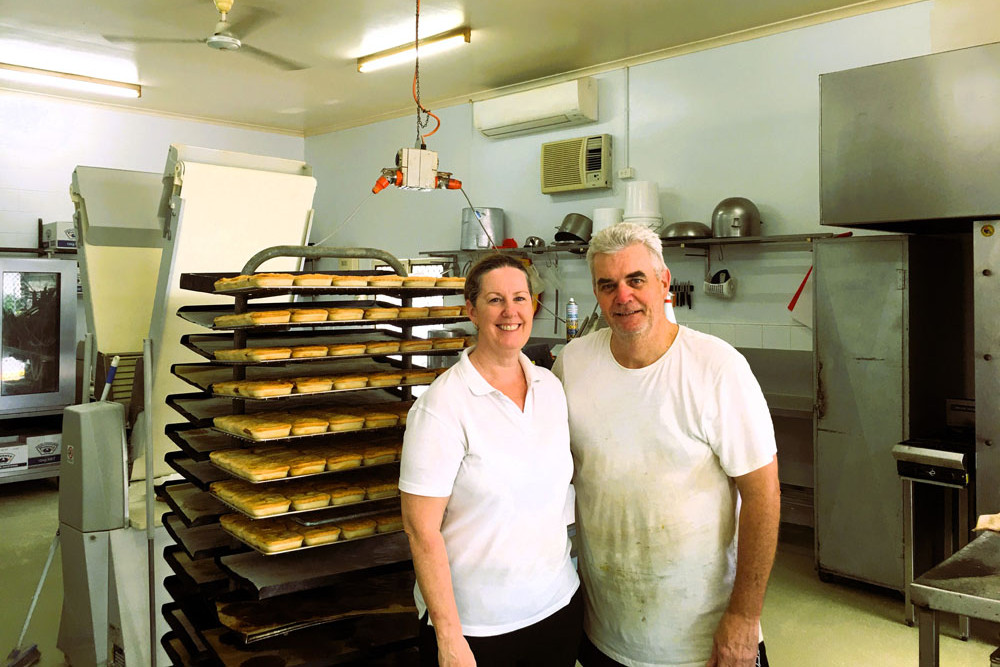 Stacey and Russel Pont have put the Mossman Bakery on the market after being in their ownership for 15 years. Picture: Supplied