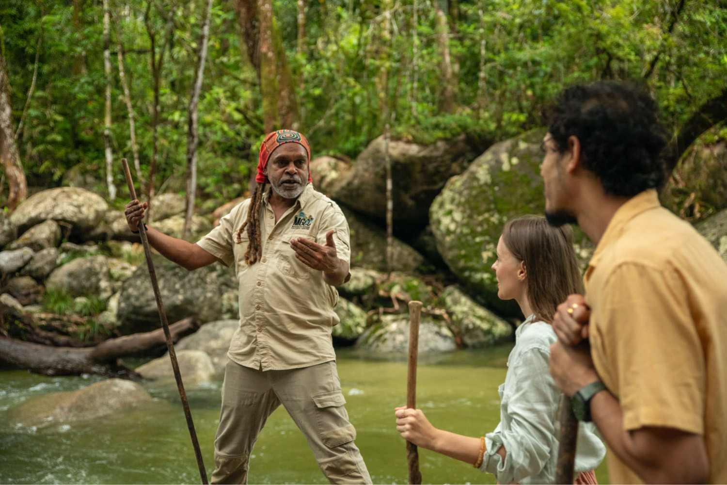 Mossman Gorge Cultural Centre is one of many Indigenous tourism experiences in the Far North which are benefitting in the rebounding international tourism market. Picture: Tourism Tropical North Queensland