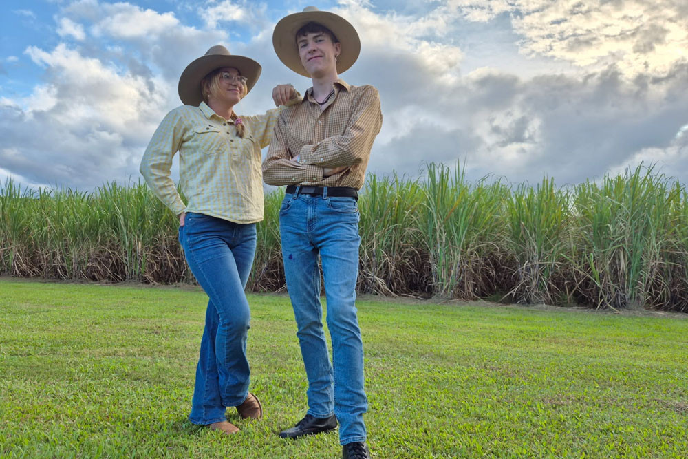 Ella Bellman (left) and Nathan Vorwerk are planning to take part in the Mossman Show Ball. Picture: Douglas Shire Council