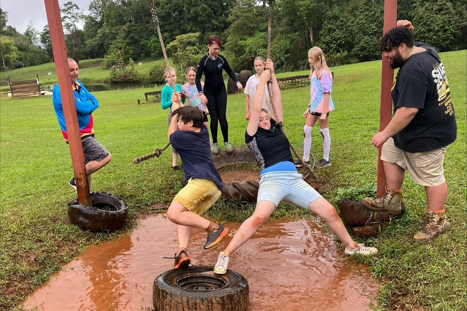 Youngsters (names withheld) enjoying a recent weekend camp. Picture: Supplied