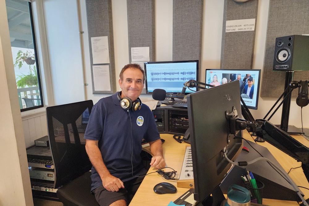 Gary ‘Gazza’ McIlroy currently on Douglas FM. Pictures: Supplied