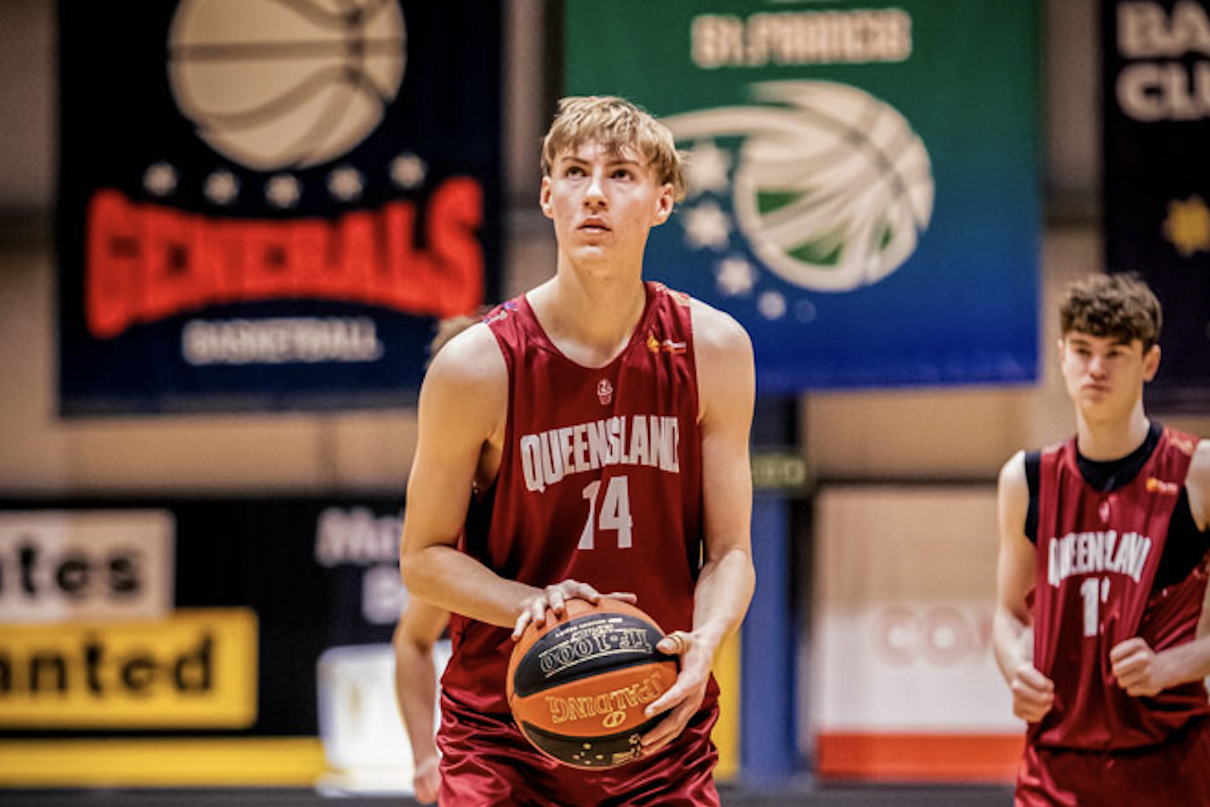 Kobi Teasdale is only 16 but already has a promising basketball career. Picture: Luke Teasdale