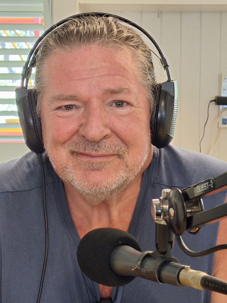 Jim Richards hosts the ‘Timeless Track’ show on weekends. Pictures: Supplied
