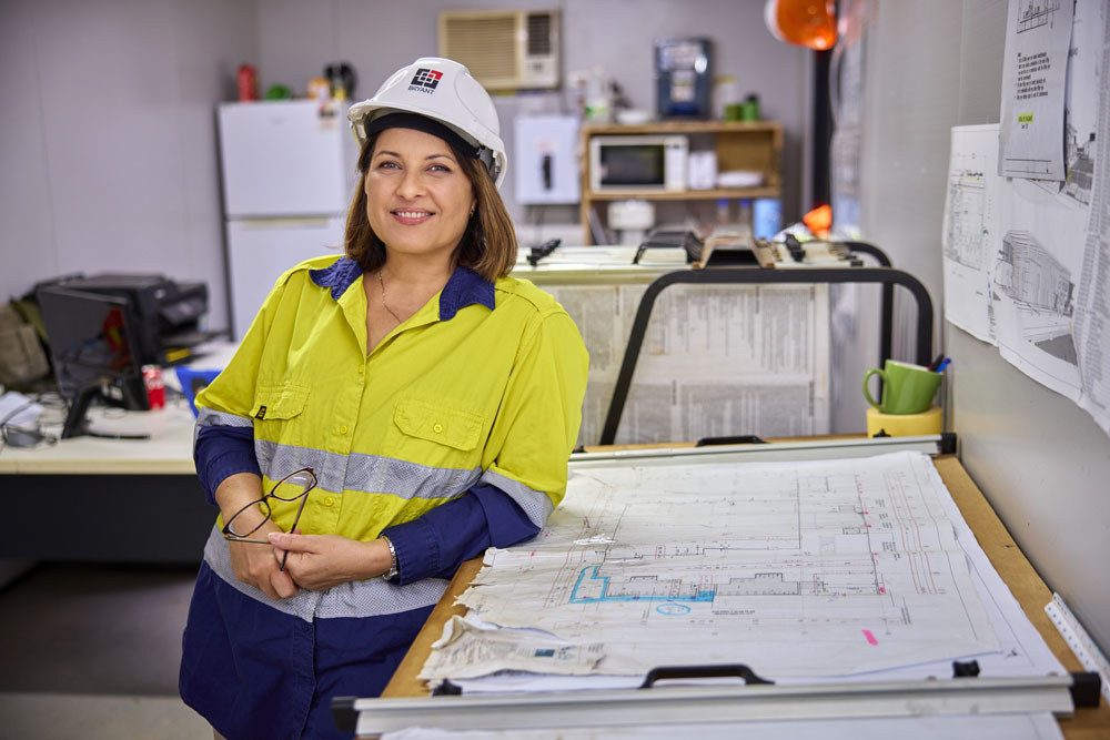 Women in building award winner Yasmin McConachy