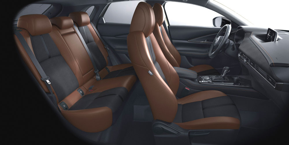 A unique terracotta interior. Pictures: Mazda Australia