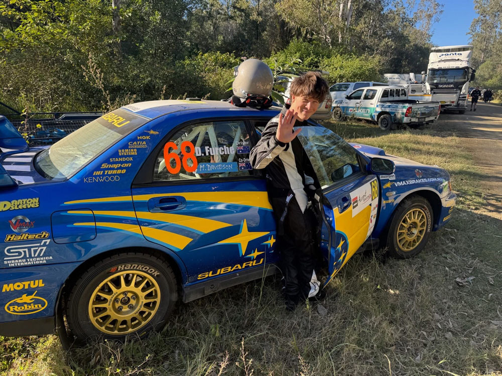 Dylan Furche is an up-and-coming rally driver from the Douglas Shire Motor Sport Association. Picture: Supplied