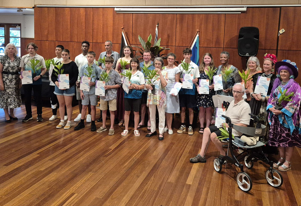 Douglas Shire Australia Day award winners and new Australian citizens. Pictures: Douglas Shire Council