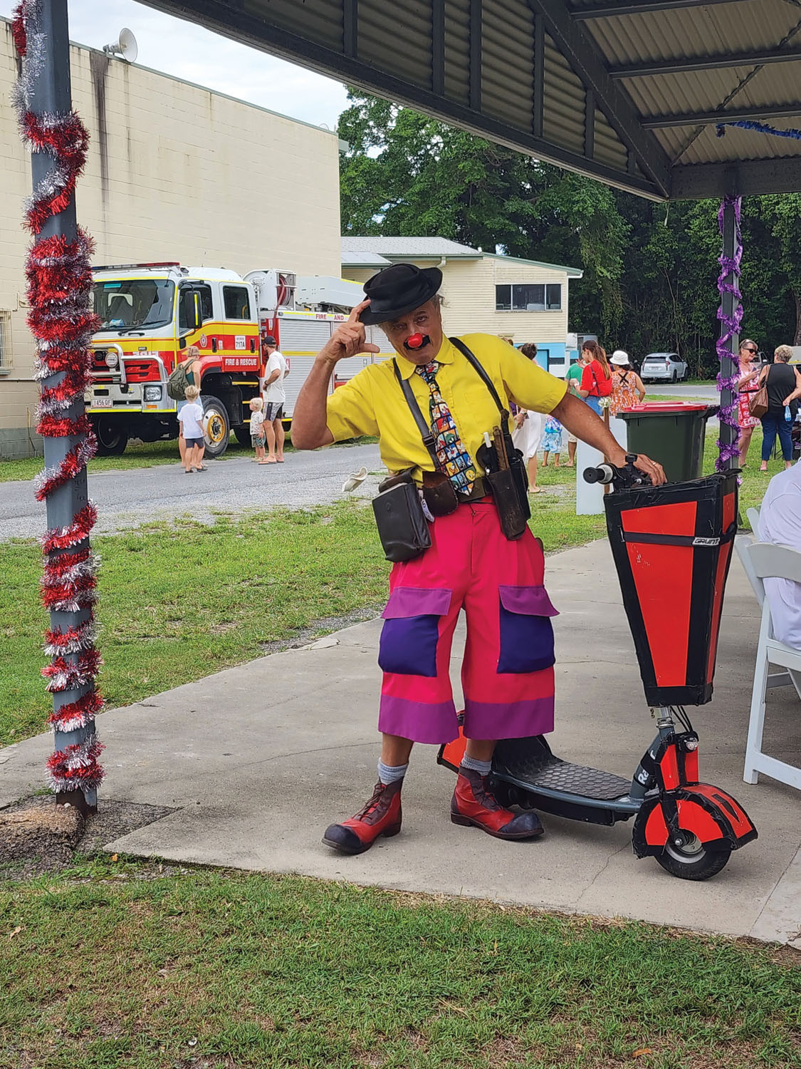 Entertainers clowning around. Pictures: Gary ‘Gazza’ McIlroy